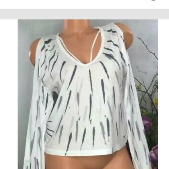 Xs Victoria’s Secret PINK long sleeve crop top - Picture 6 of 7